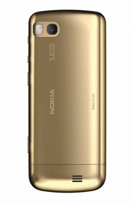 Золотой телефон Nokia C3-01